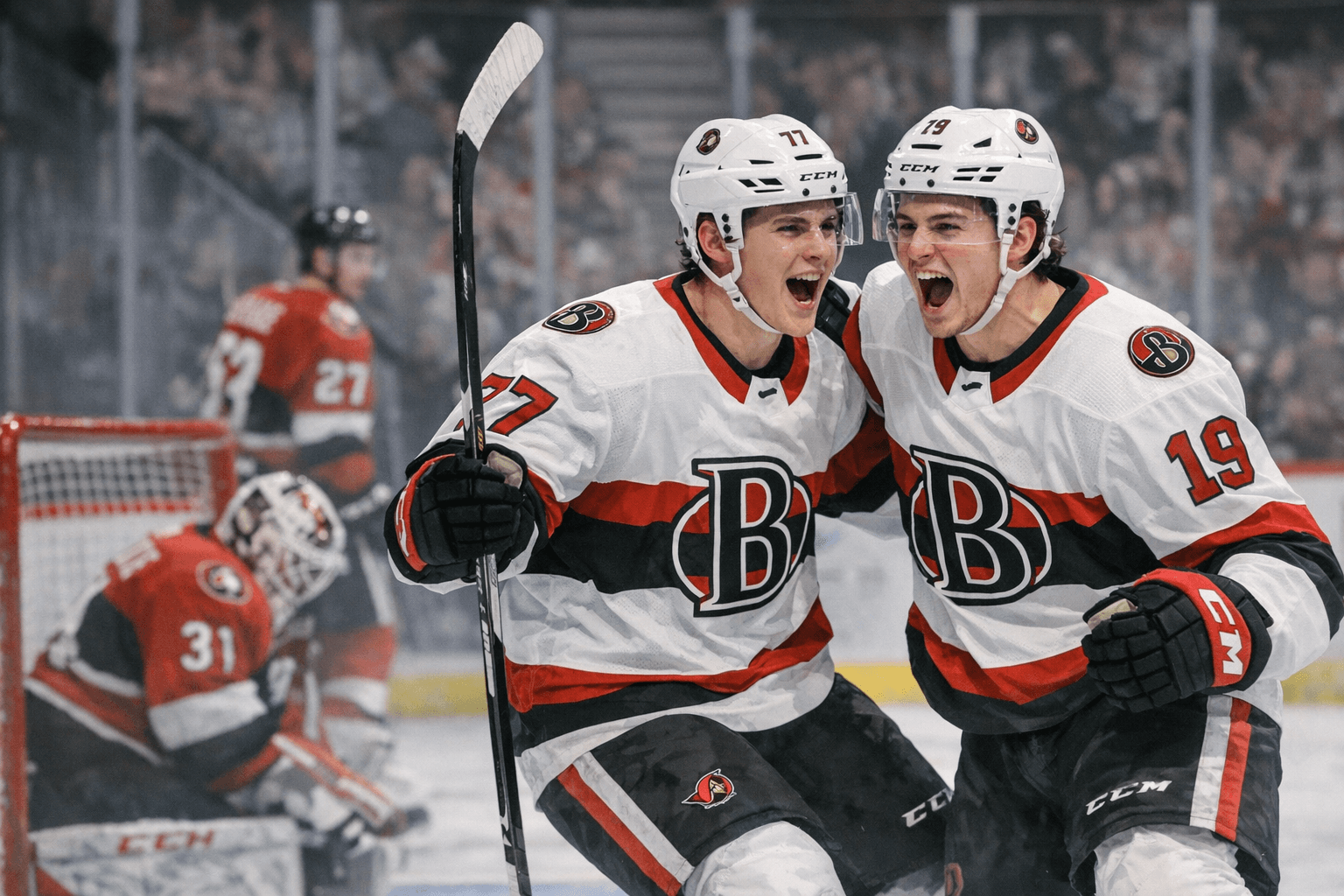 Stanley, Montgomery score first AHL goals as Senators beat Belleville surge