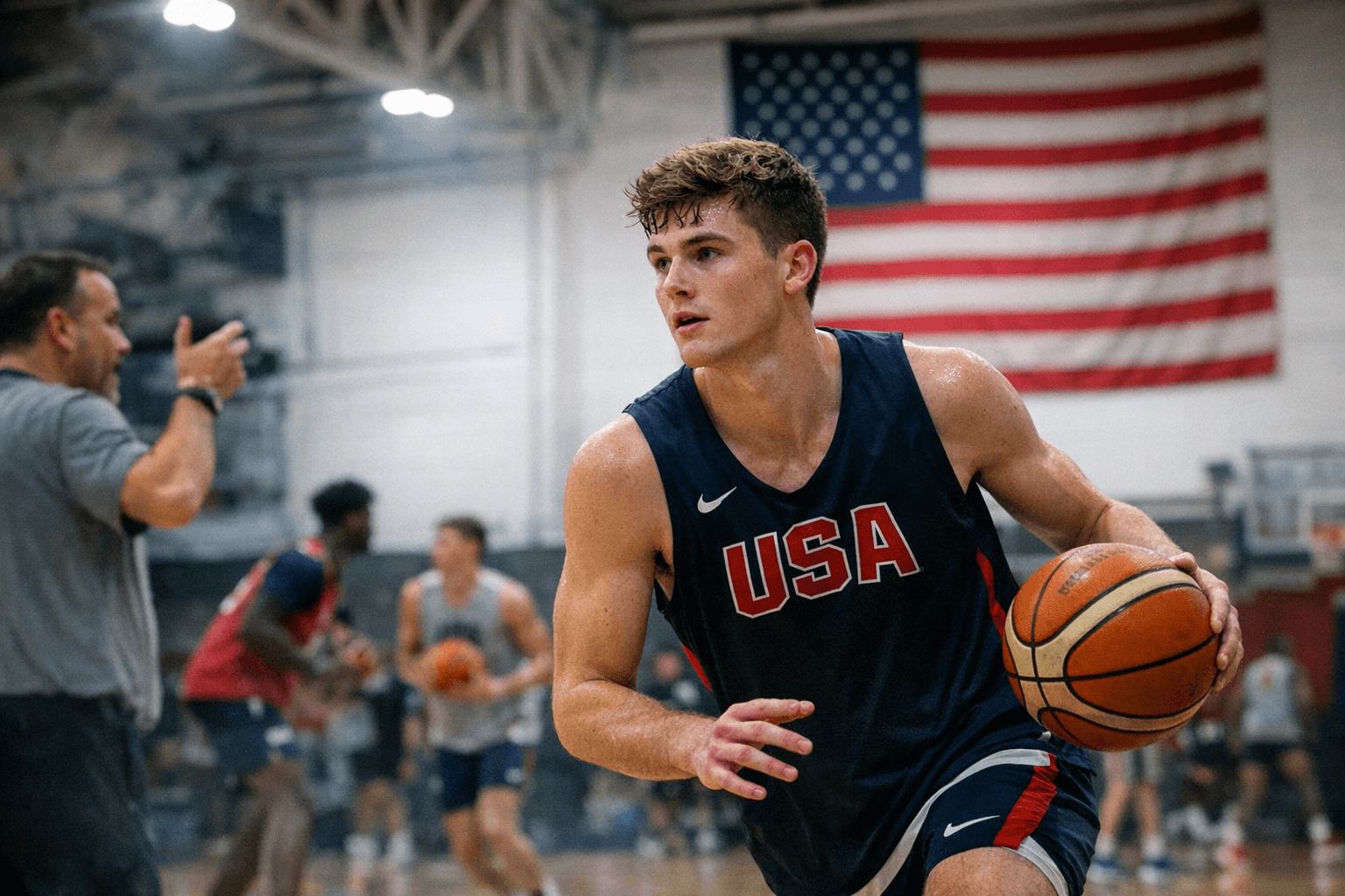 Chase Branham eyes Indiana basketball revival at USA minicamp in Indianapolis