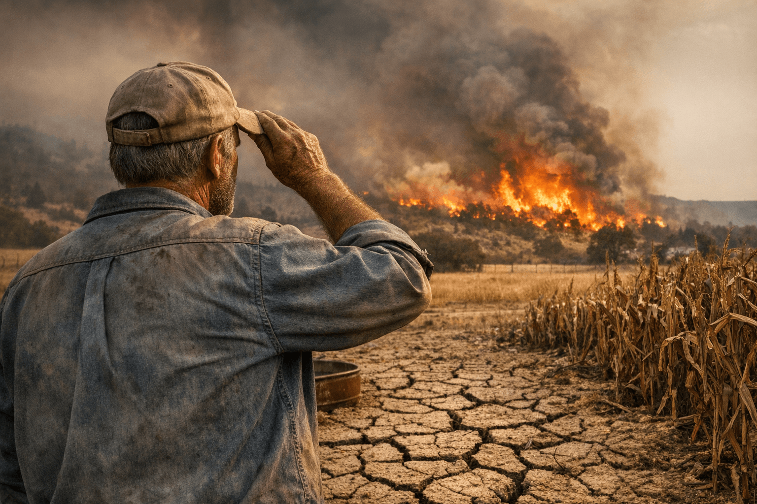 Record drought grips U.S., raising wildfire, food price and water worries