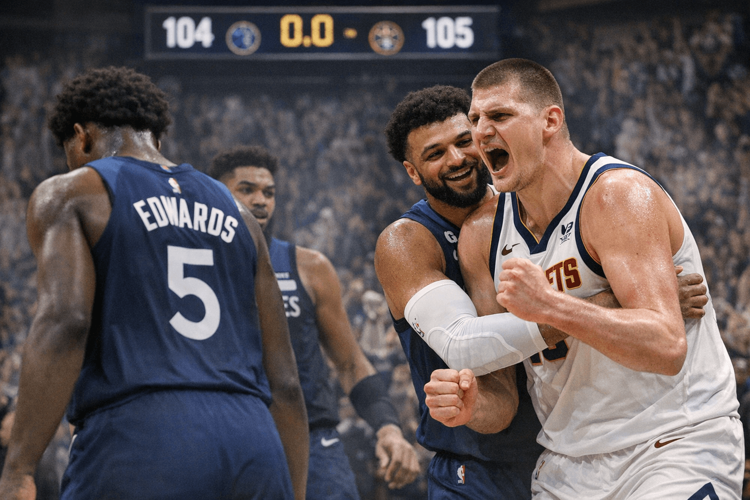NBA 2K26 sim predicts Nuggets escape Timberwolves in 105-104 thriller