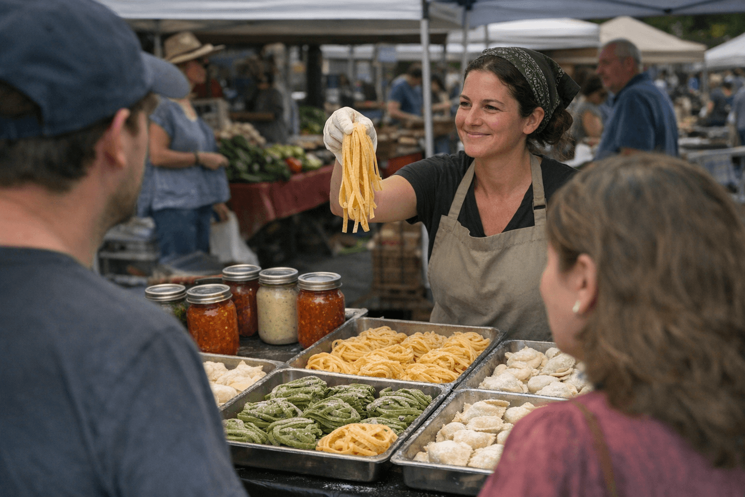 Doylestown Farmers Market adds fresh pasta stand from Vernafern