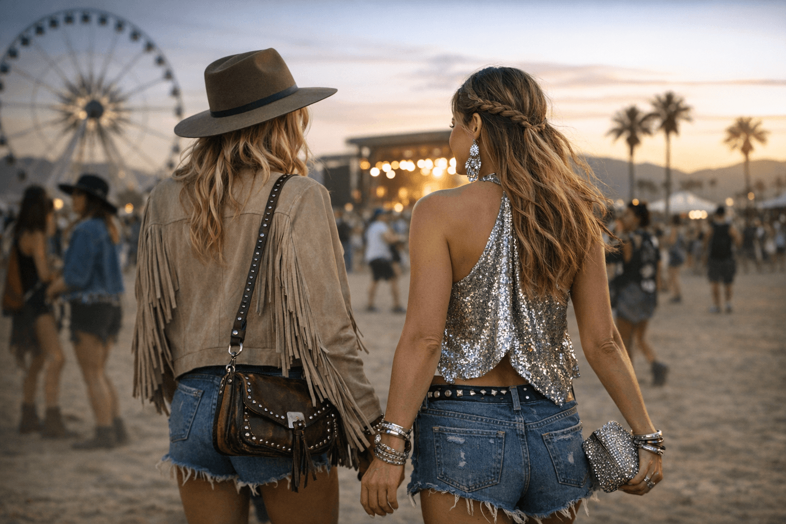 Rachel Zoe’s Festival Edit: Fringe, Denim, Sparkle, and Statement Accessories