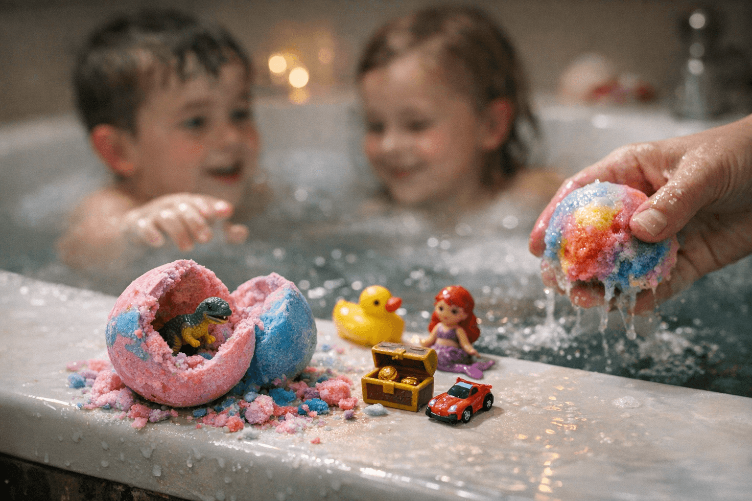 UK bath bomb rankings highlight toy-filled gifts and surprise reveals