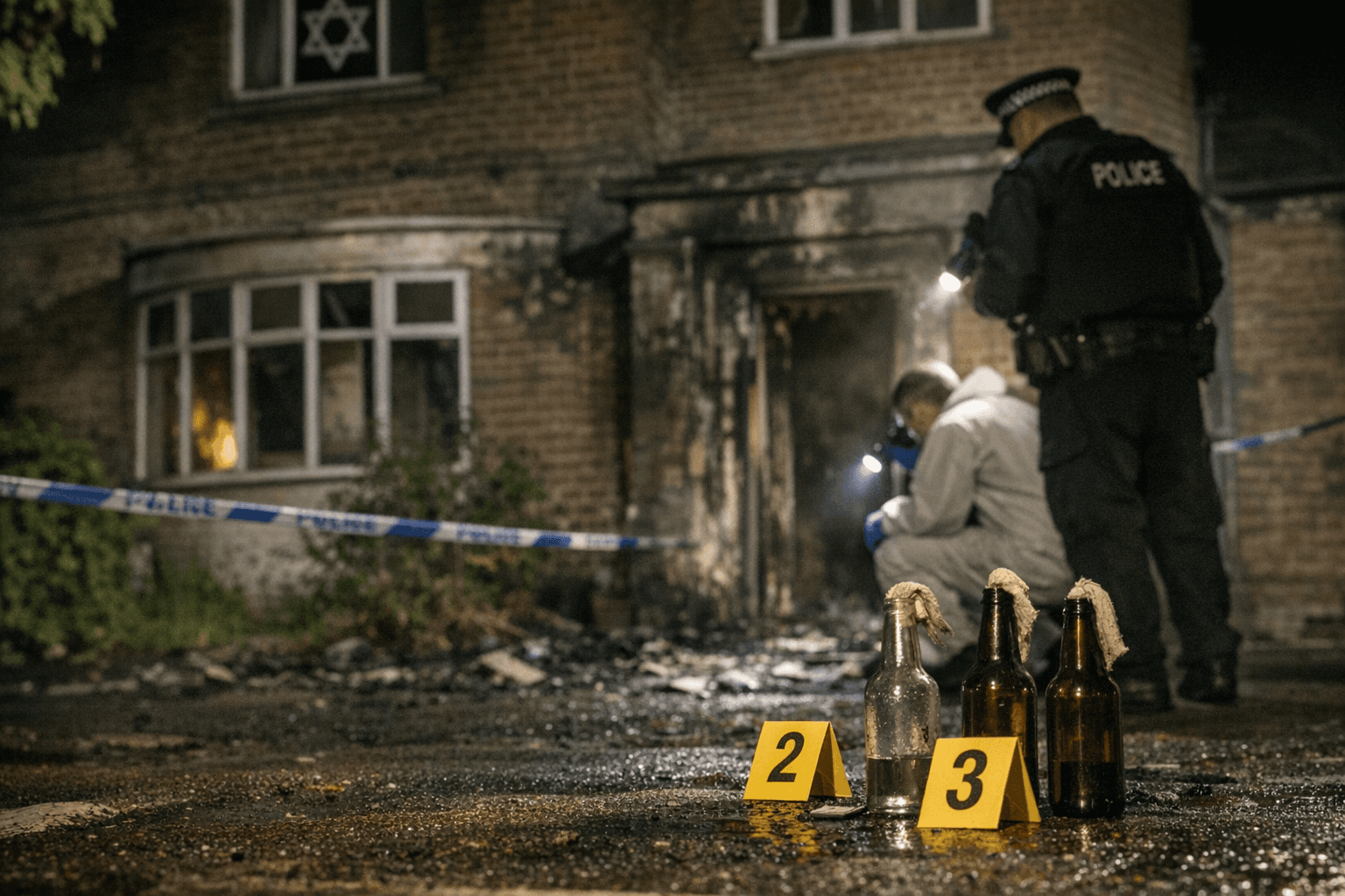 Police investigate attempted arson at former Jewish charity site in Hendon