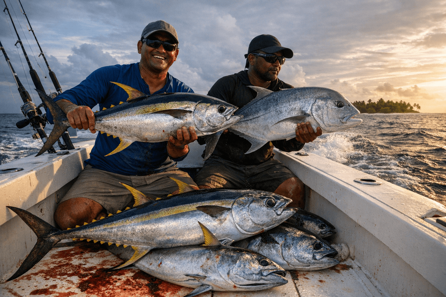 Yellowfin Tuna Add to Successful Full-Day Maldives Charter Around Fulhadhoo