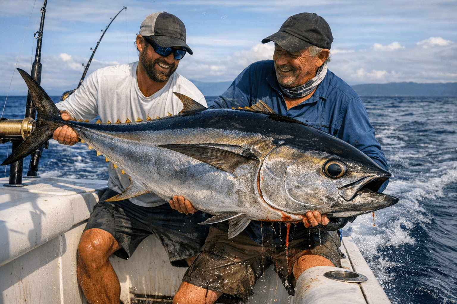 Bigeye Tuna Caught on Eight-Hour Offshore Run from Puerto Jiménez