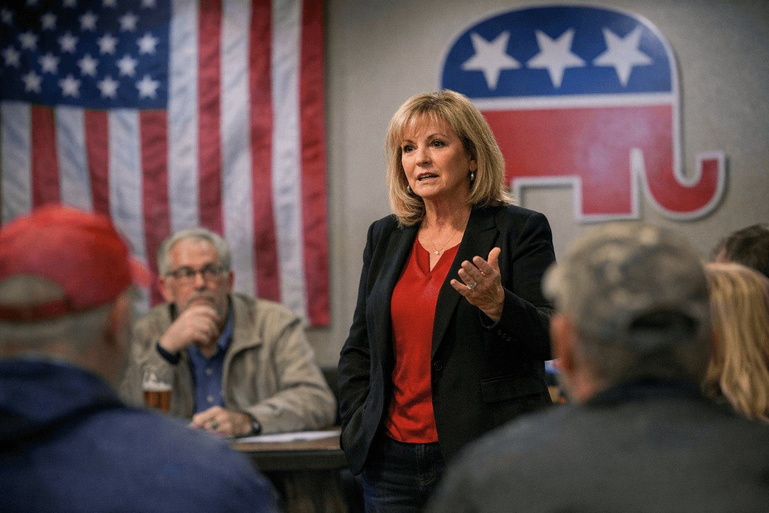 Wendy Phillips visits Bemidji as GOP secretary of state race takes shape