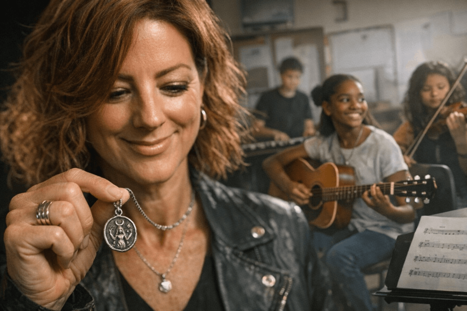 Sarah McLachlan and Pyrrha debut recycled-silver Lilith talisman for music education