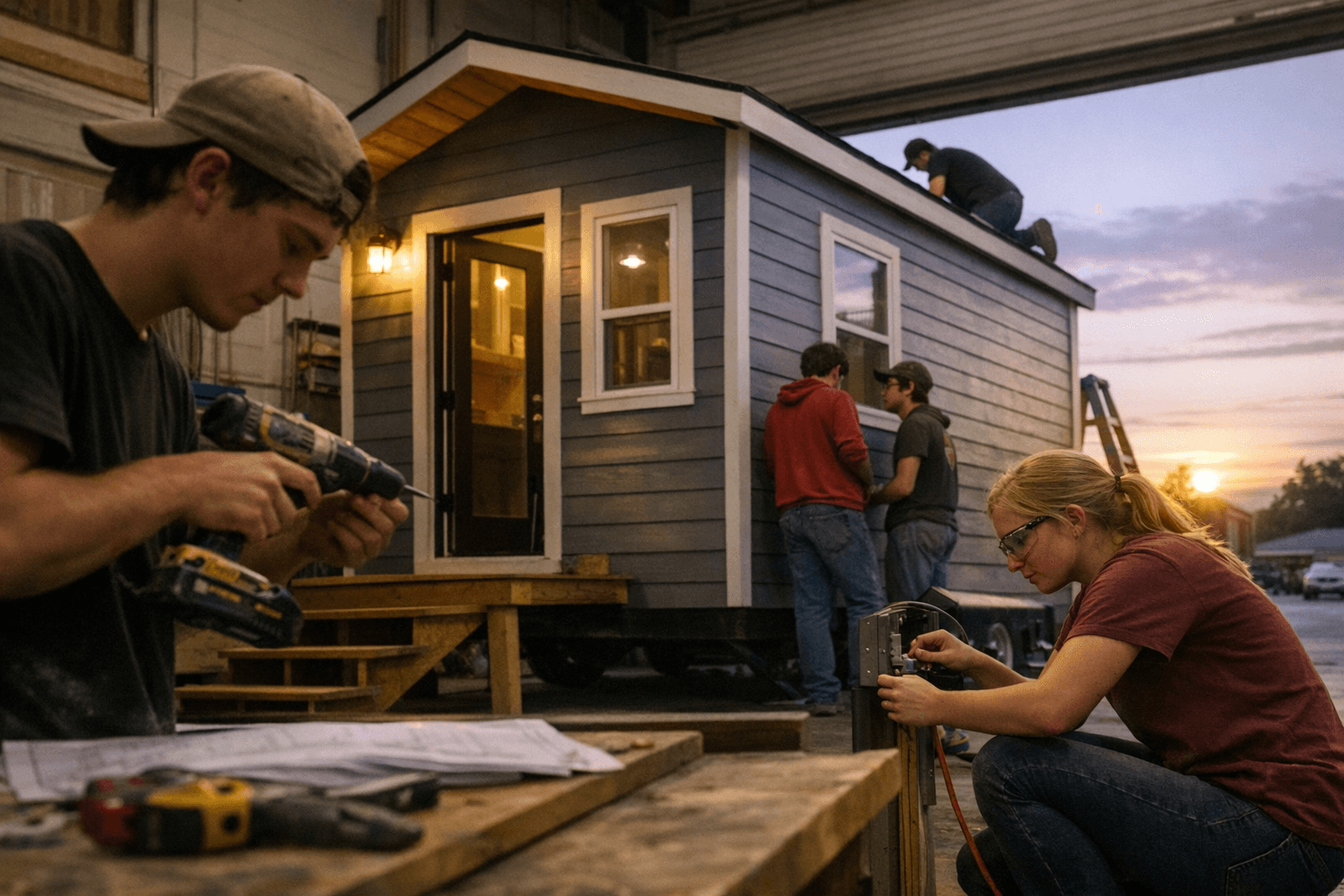 Arkansas high school students build, auction 288-square-foot tiny home