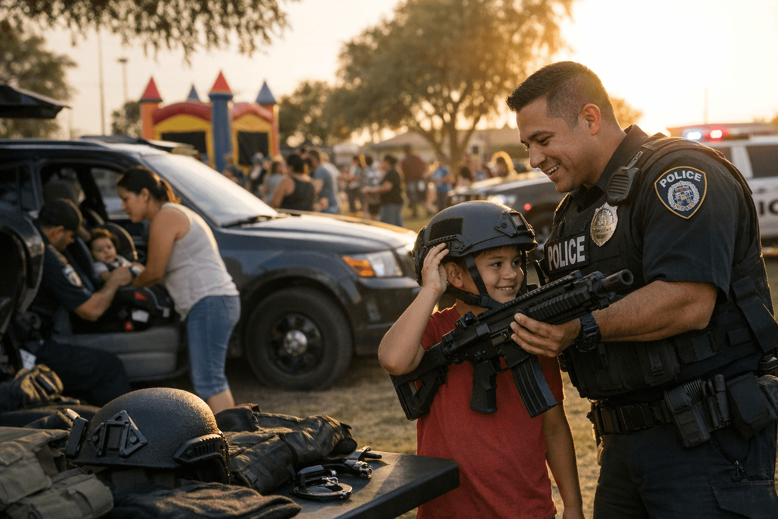 San Luis safety event builds trust between police and residents