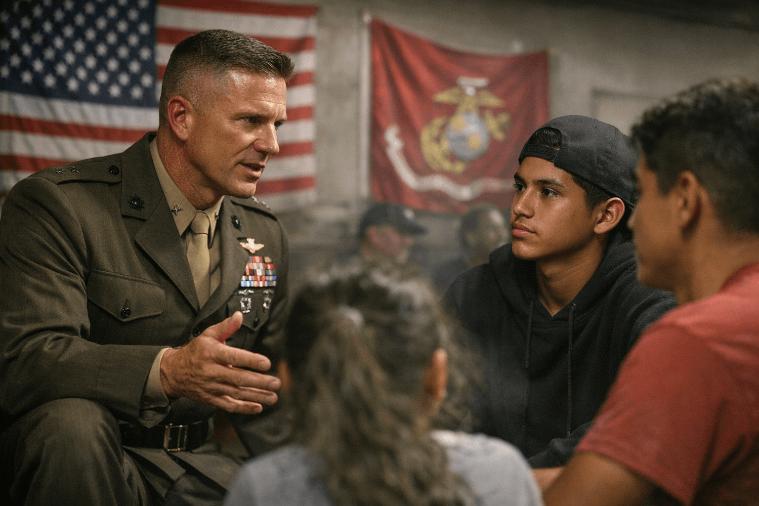 Horning cites Marine service, youth mentoring in mayor's race