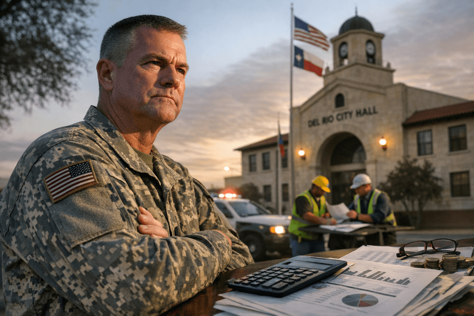 DeReus cites military leadership, efficiency, budget fixes in Del Rio mayor bid