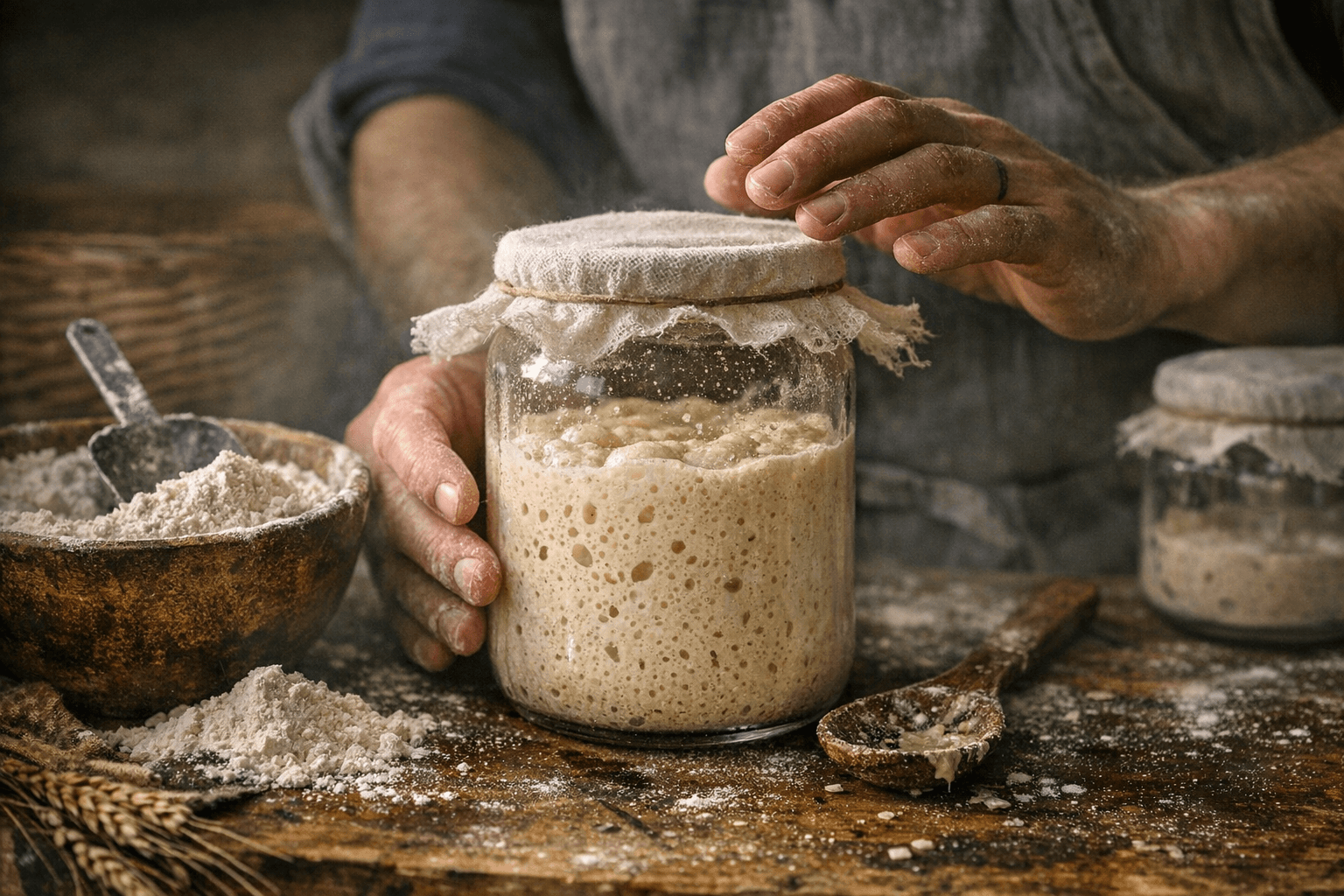 How Sourdough Starters Rise, Wild Yeast and Bacteria at Work