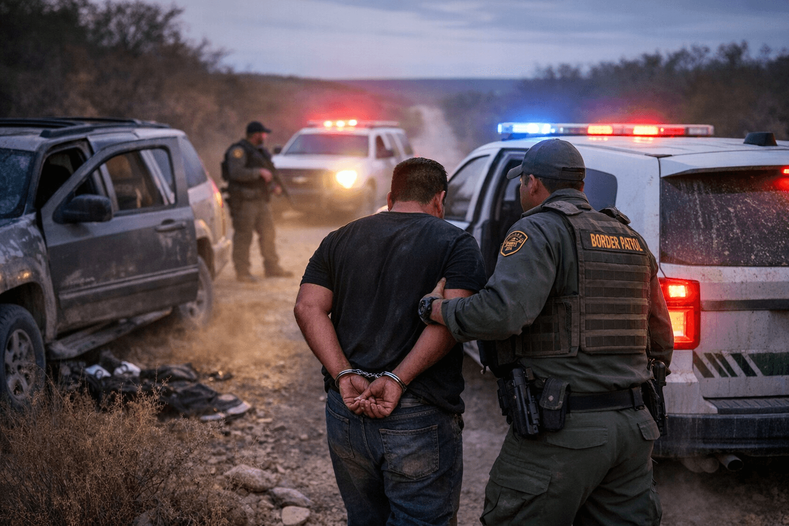 Border Patrol arrests smuggler after rural-road chase in Val Verde County