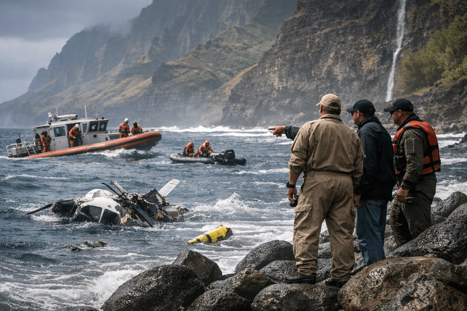 NTSB: Vibrations preceded deadly Kauai helicopter crash off Kalalau Beach