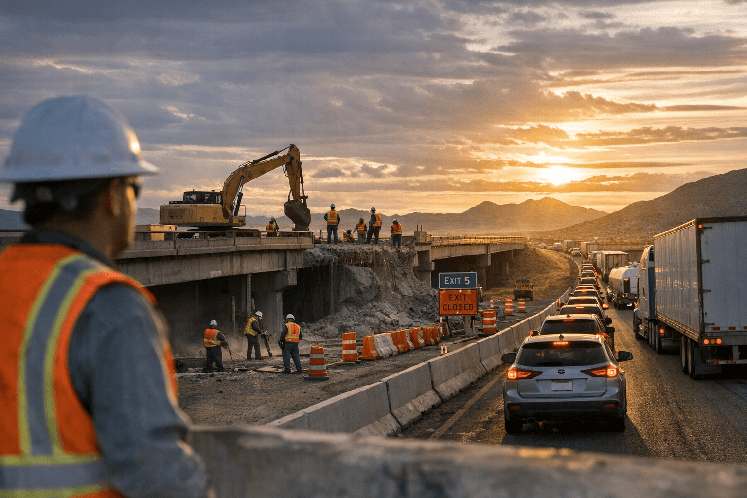 I-10 bridge repairs near Road Forks to disrupt Hidalgo County traffic through May