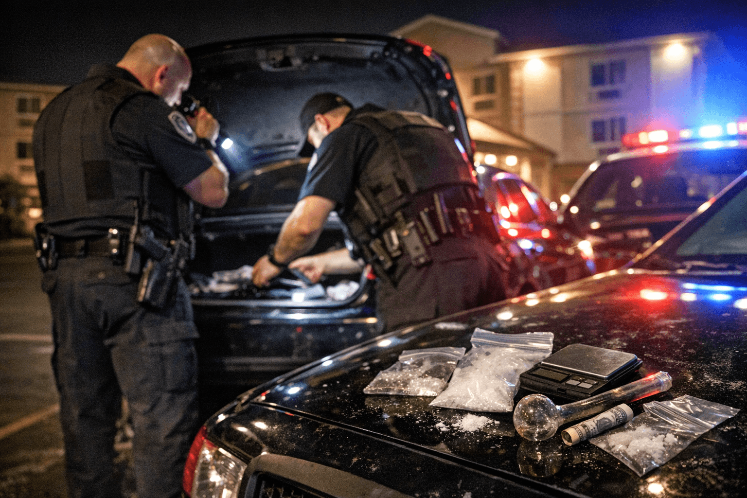 La Grande hotel lot stop leads to felony drug case, warrant issued