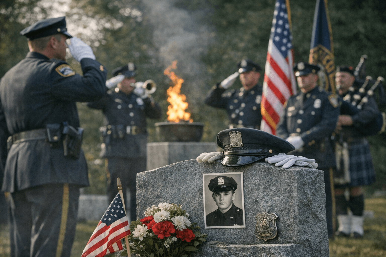 Suffolk County Police honor Officer John Nolan on 1960 death anniversary