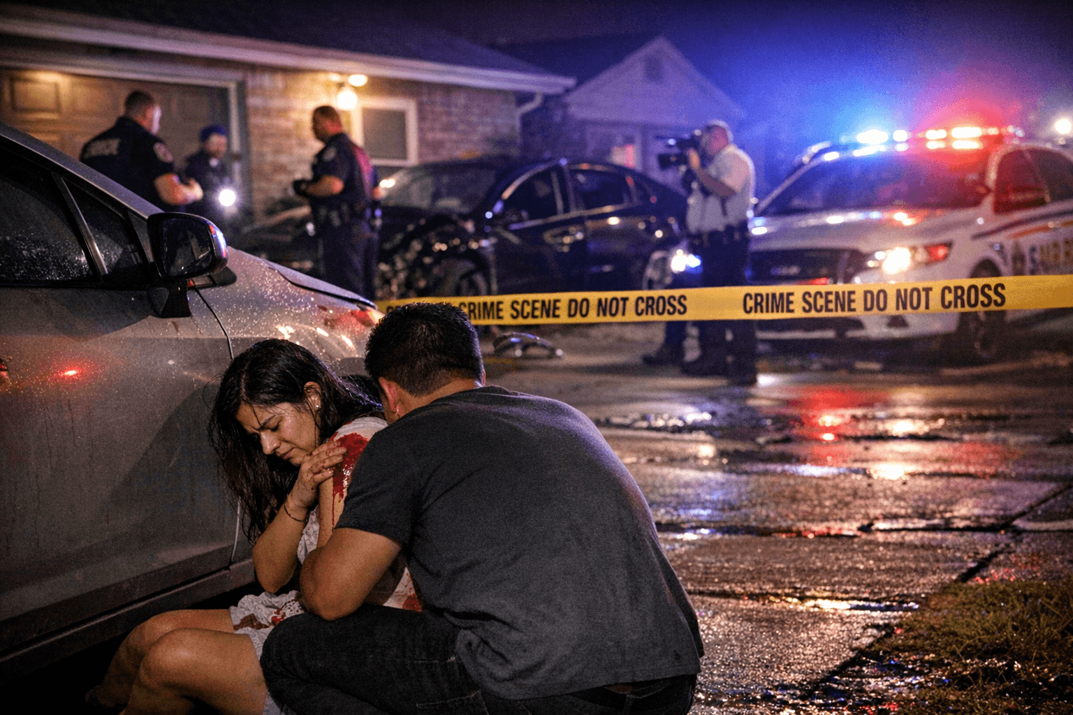 Woman shot by stalker outside north Harris County home after church run