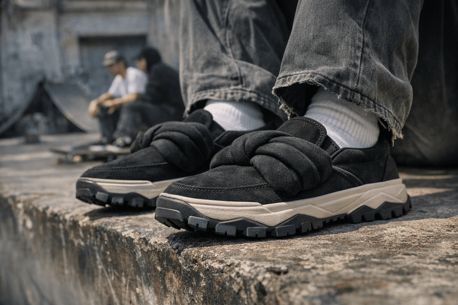 Vans twists the Slip-On 98 with sculptural knot and Vibram sole