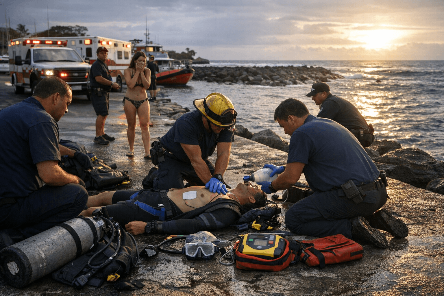 Oahu man dies after scuba diving incident at Honokohau Harbor