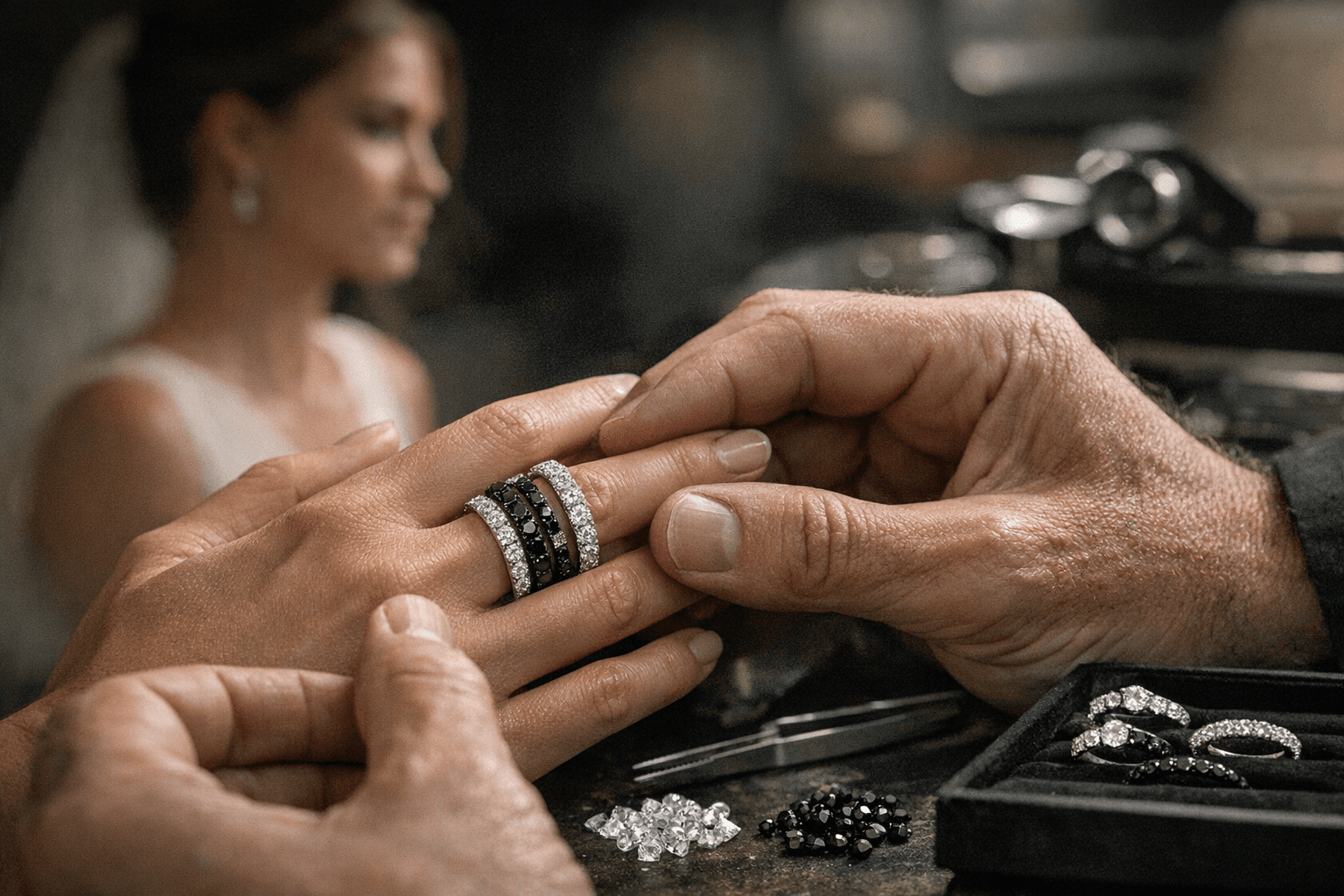 Tomfoolery Love Ring 2026 spotlights lab-grown and black-and-white diamonds