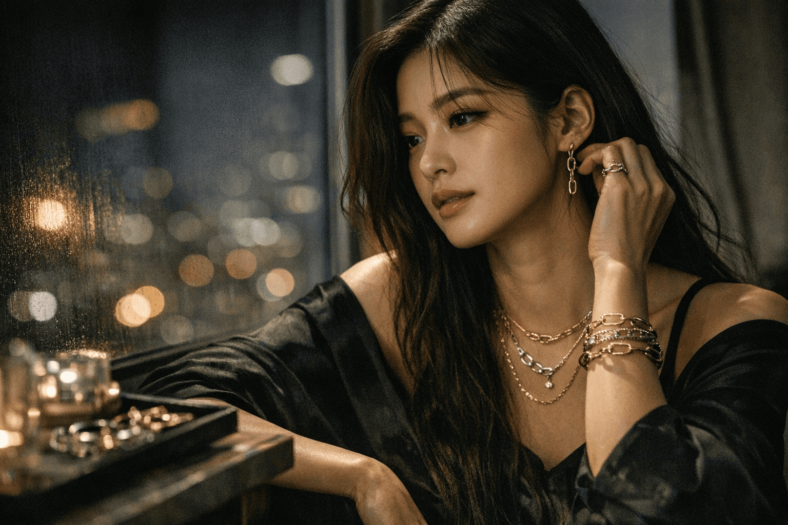 Didier Dubot’s Sensuelle collection turns links into layered jewelry looks