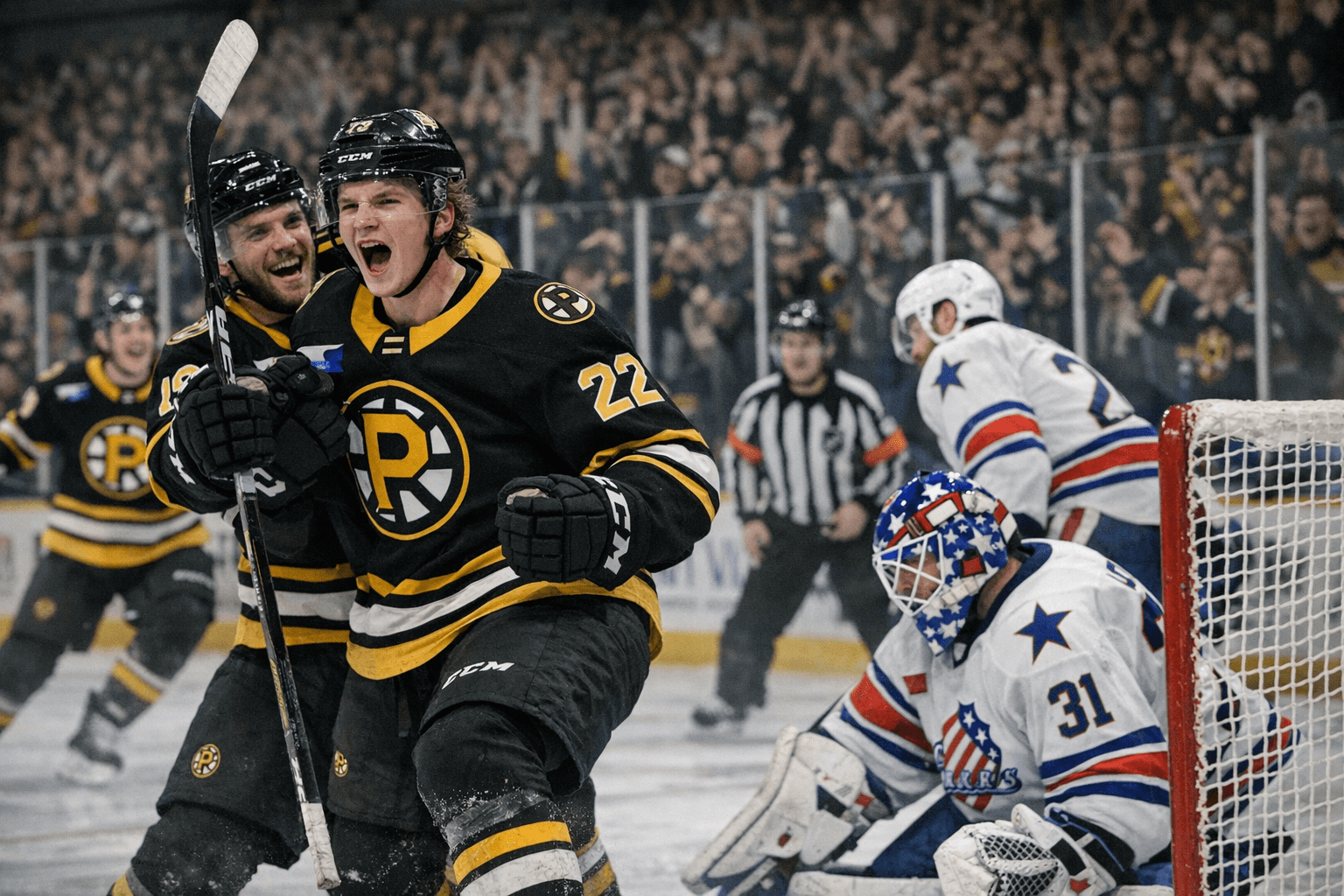 Providence pounds Rochester 6-3 for 53rd win, extends league lead