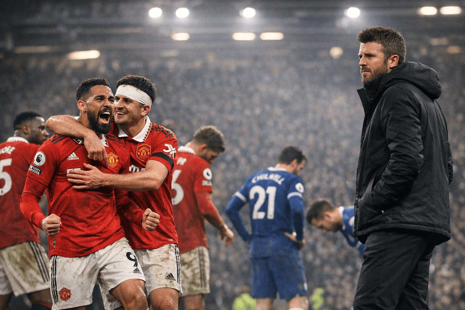 United Edge Chelsea 1-0, Boost Champions League Hopes and Carrick's Case