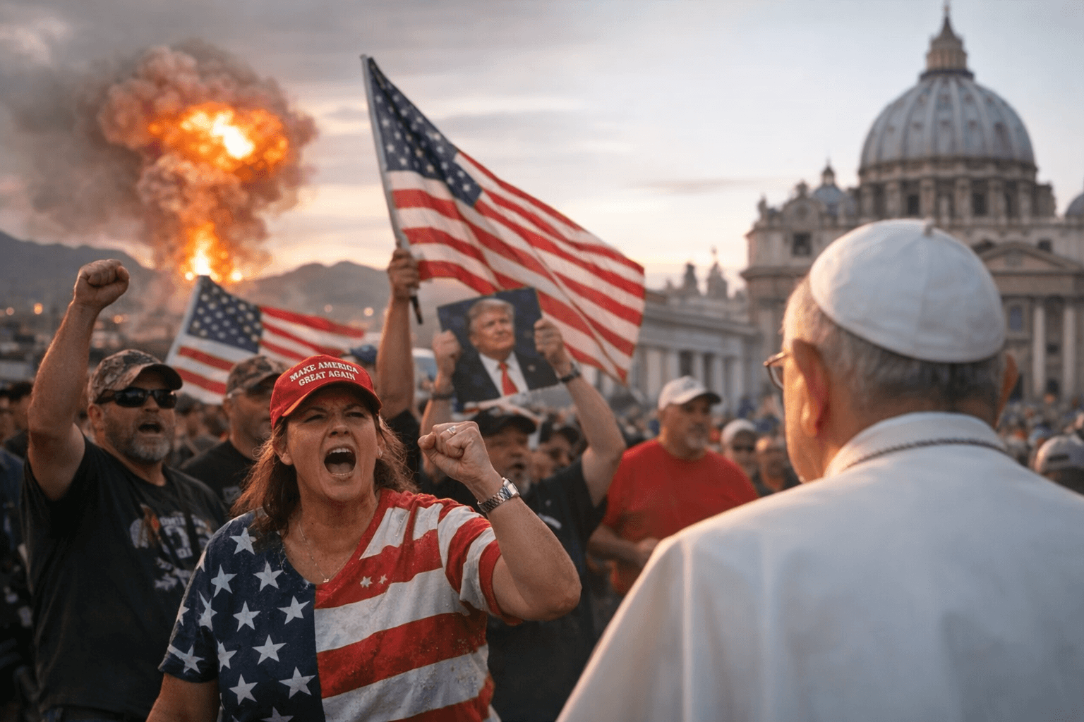 Trump supporters back Iran strikes, tell Pope Leo to stay out of war policy