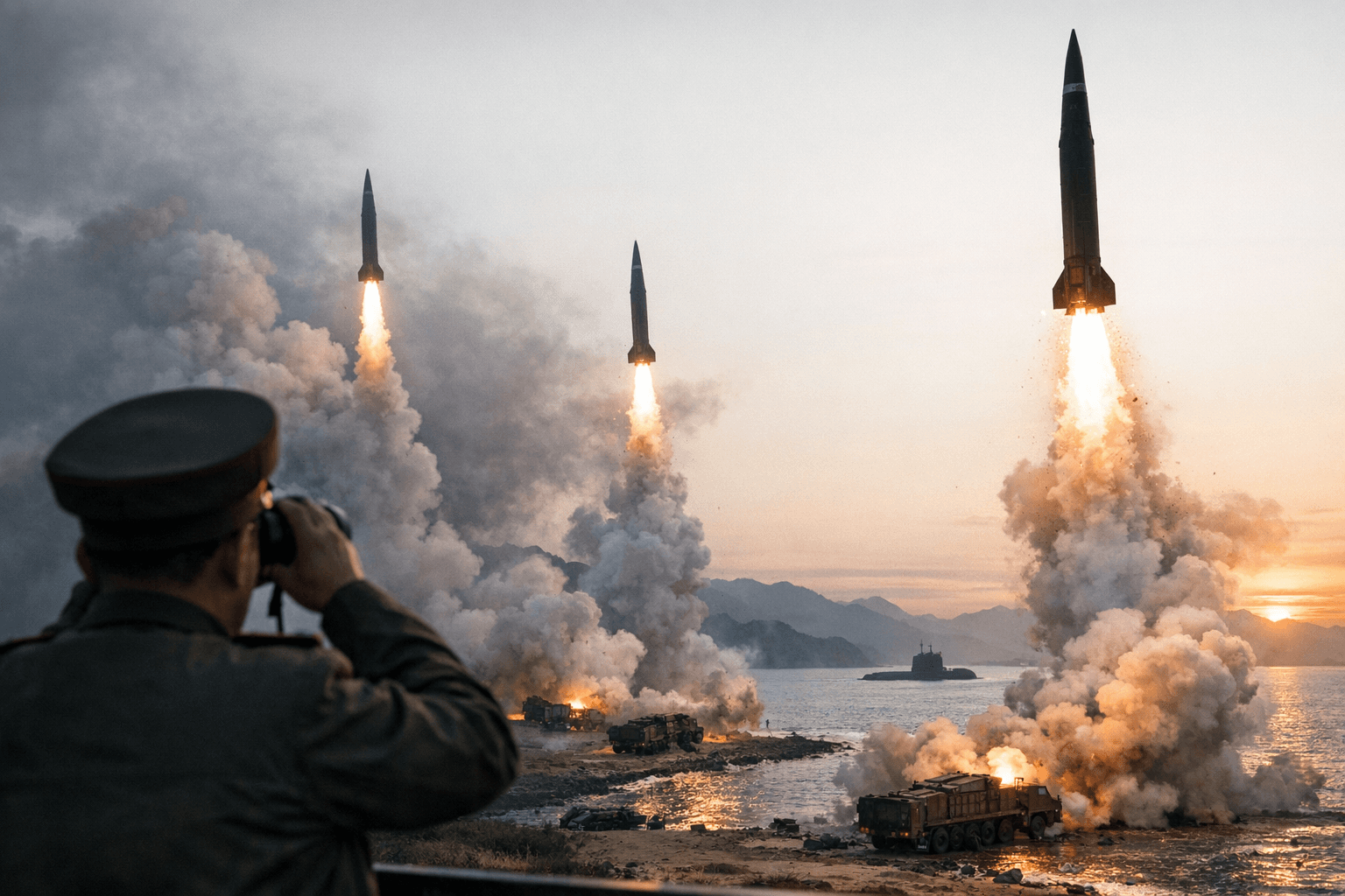 North Korea fires multiple ballistic missiles as summit talks loom