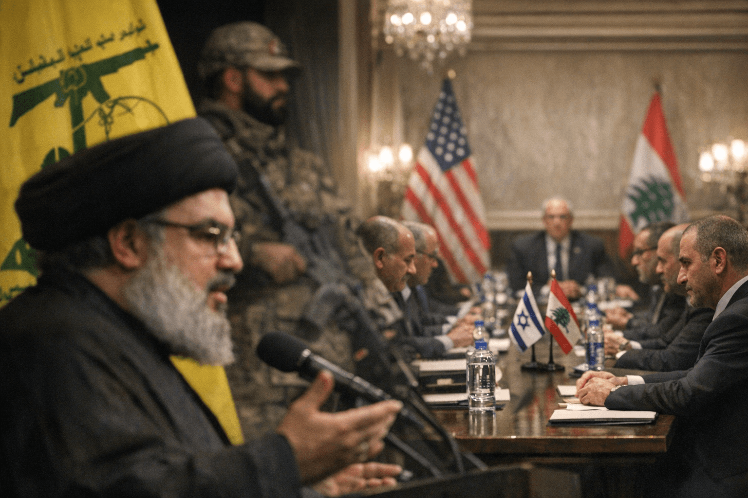 Hezbollah leader demands long-standing concessions as Israel-Lebanon talks begin in Washington