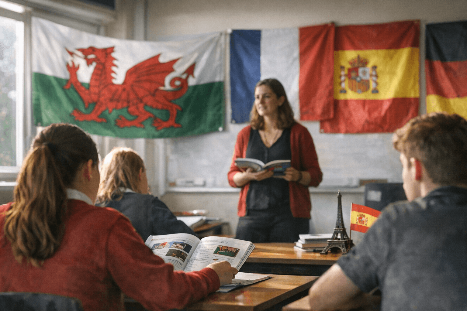 Welsh language GCSE entries rise for second year as French, Spanish recover
