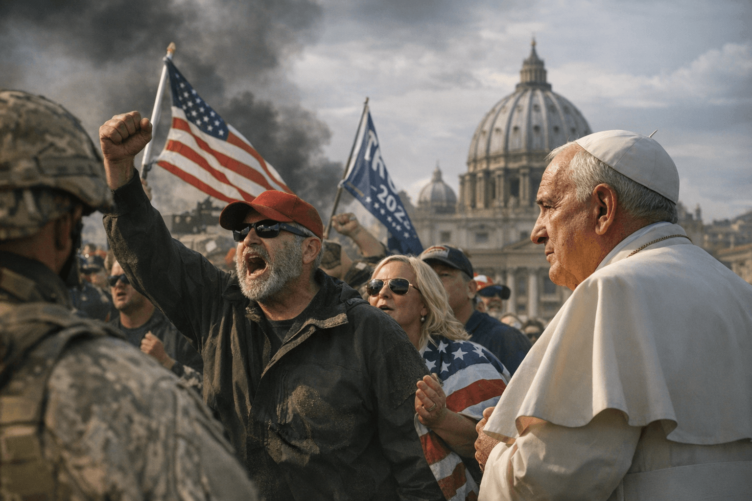 Trump voters tell pope to stay out of Iran war dispute