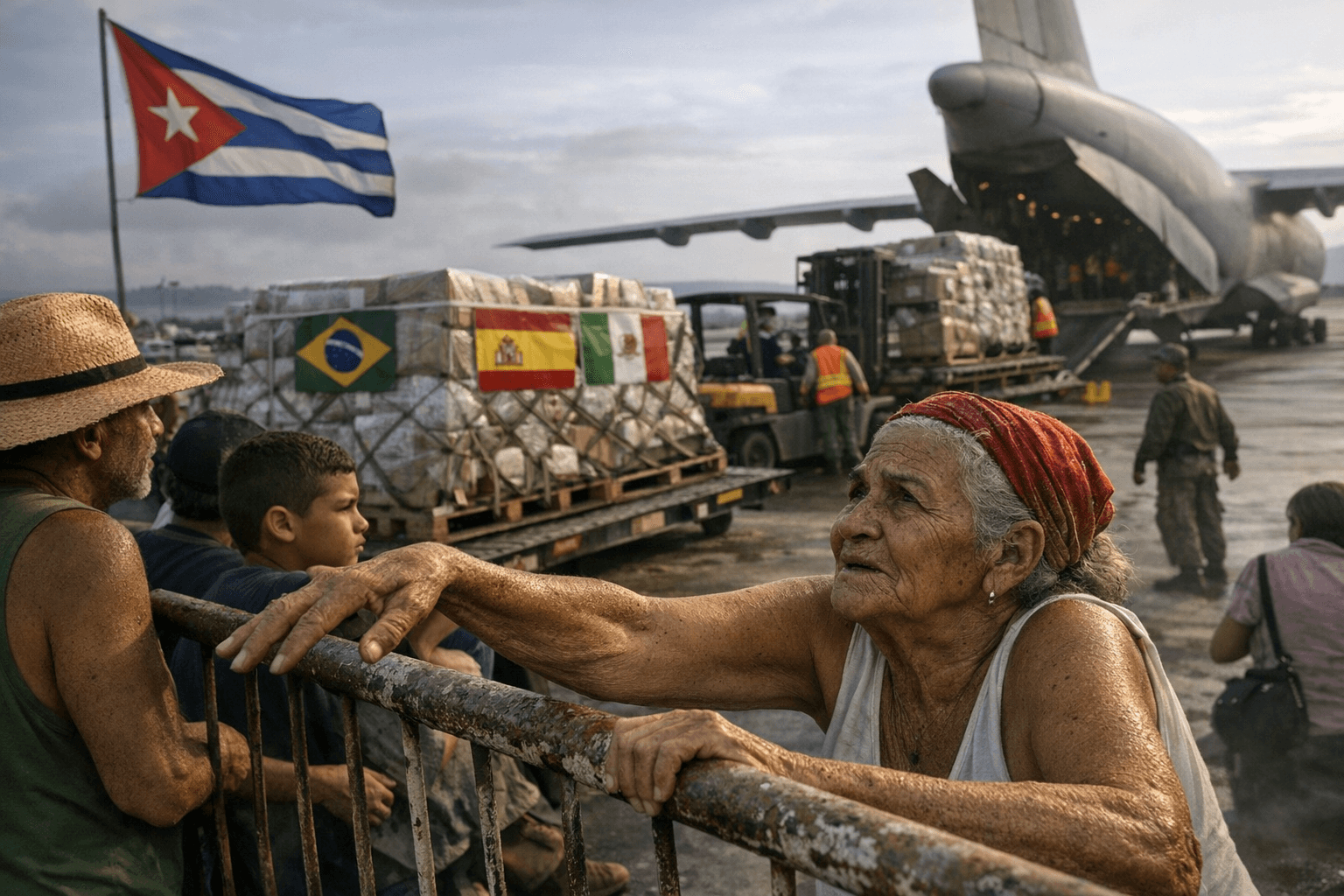 Brazil, Spain and Mexico pledge aid to Cuba amid humanitarian crisis