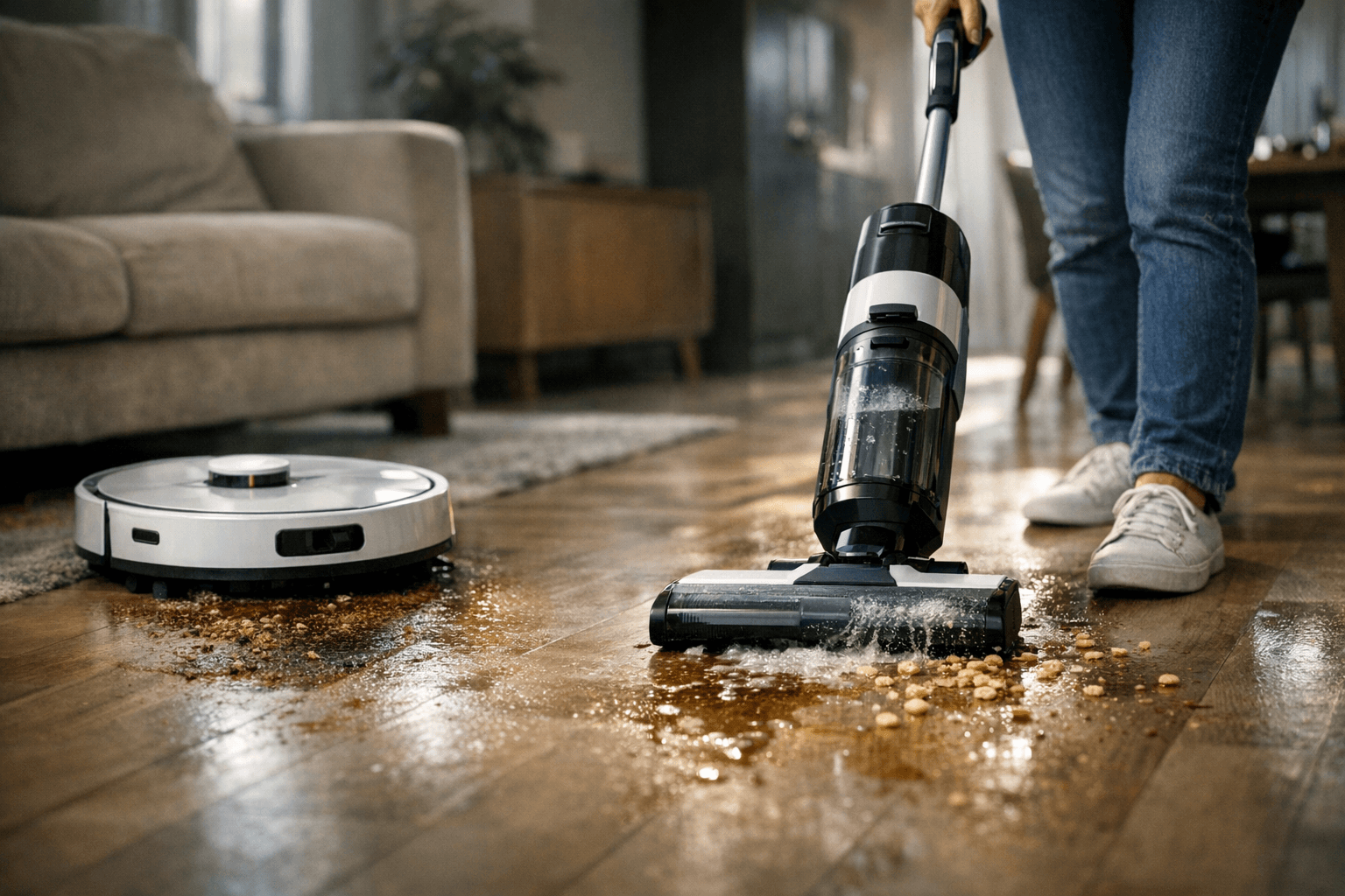 שואב שוטף רובוטי או אלחוטי: מה באמת מנקה טוב יותר