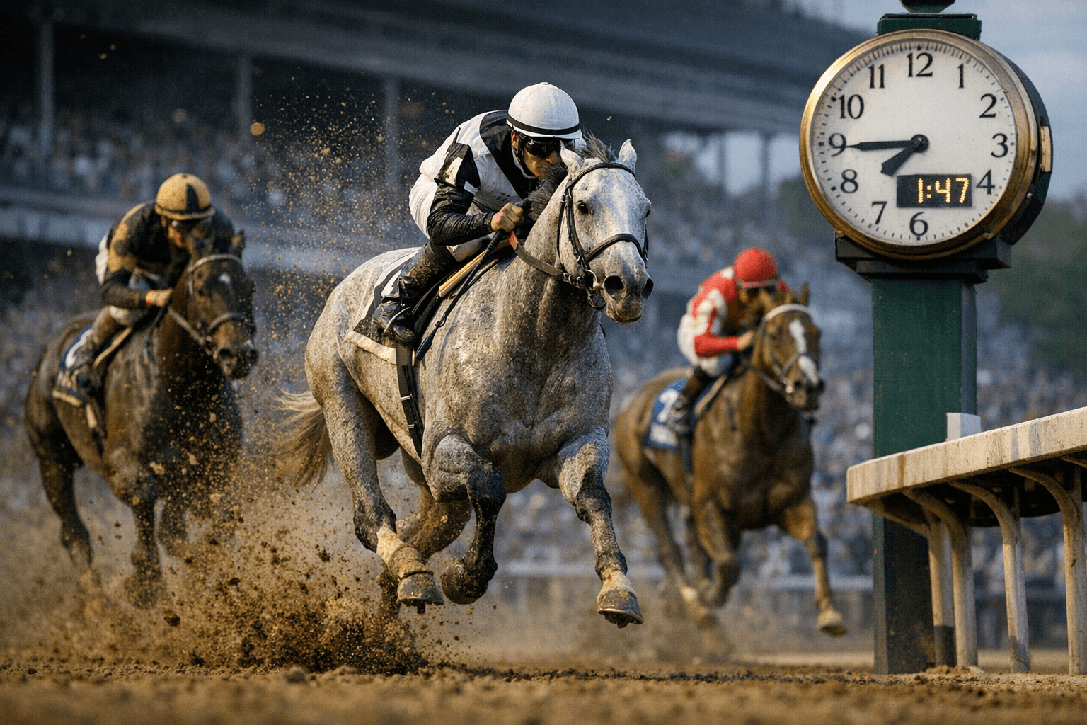 White Abarrio upsets Sovereignty, Journalism in record Oaklawn Handicap win