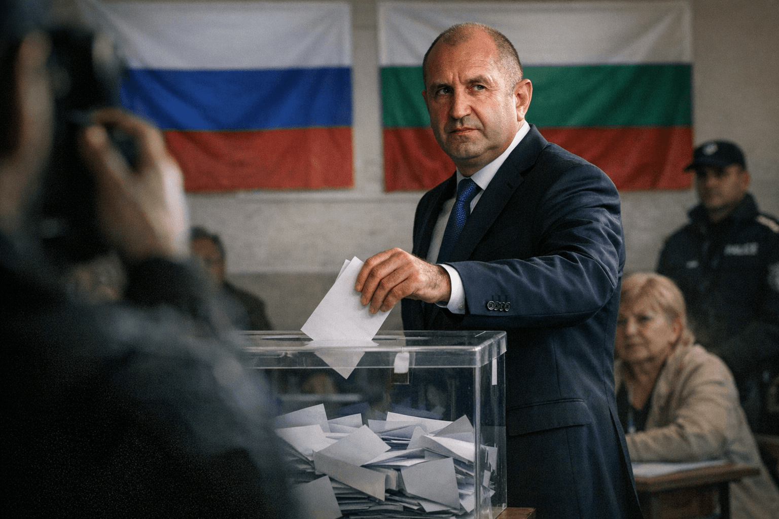 Pro-Russian Radev leads Bulgaria's eighth election in five years