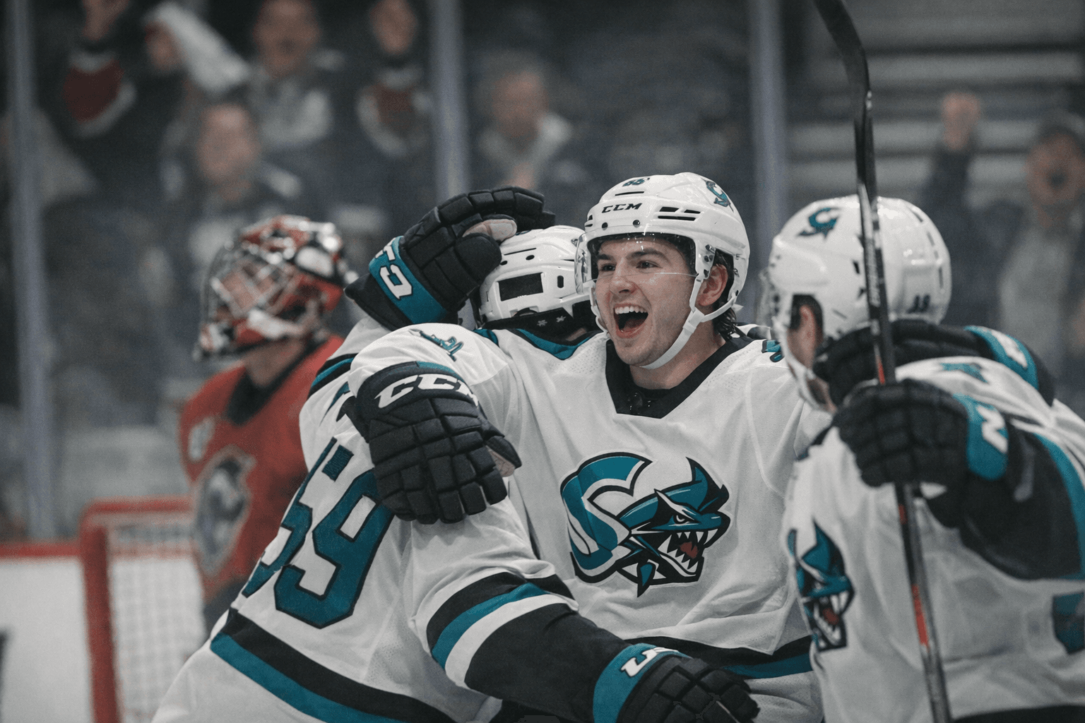 Kyle Crnkovic nets first AHL goal as Barracuda celebrate milestone