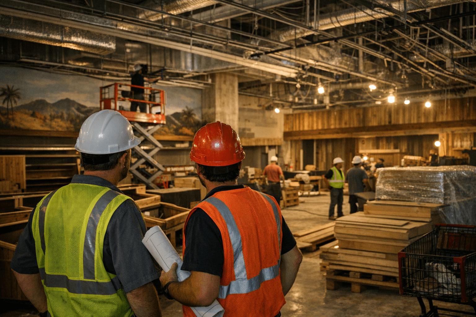 Trader Joe’s buildout advances at Jersey City’s 55 Hudson tower