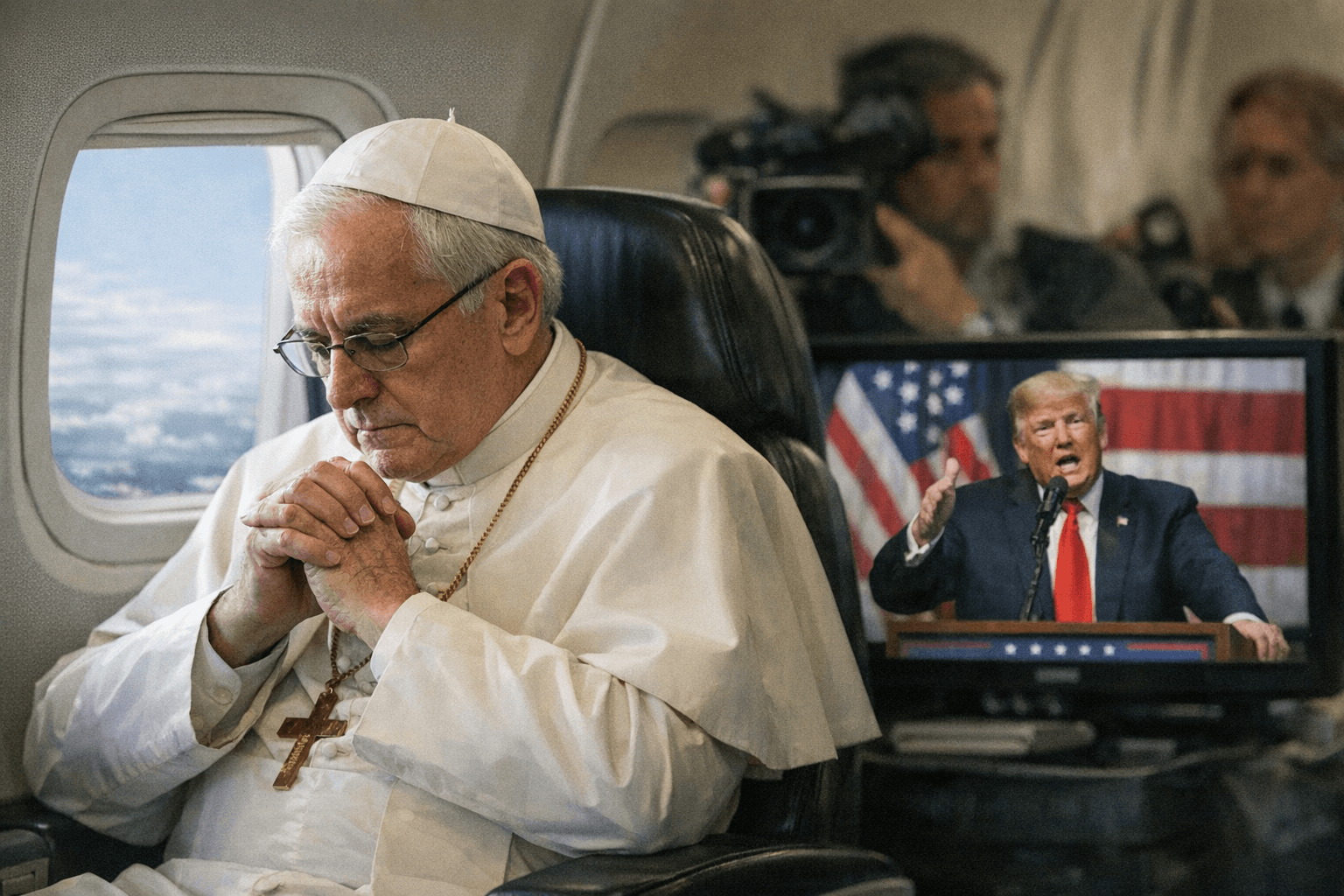 Pope Leo XIV declines Trump debate, urges peace amid Iran feud