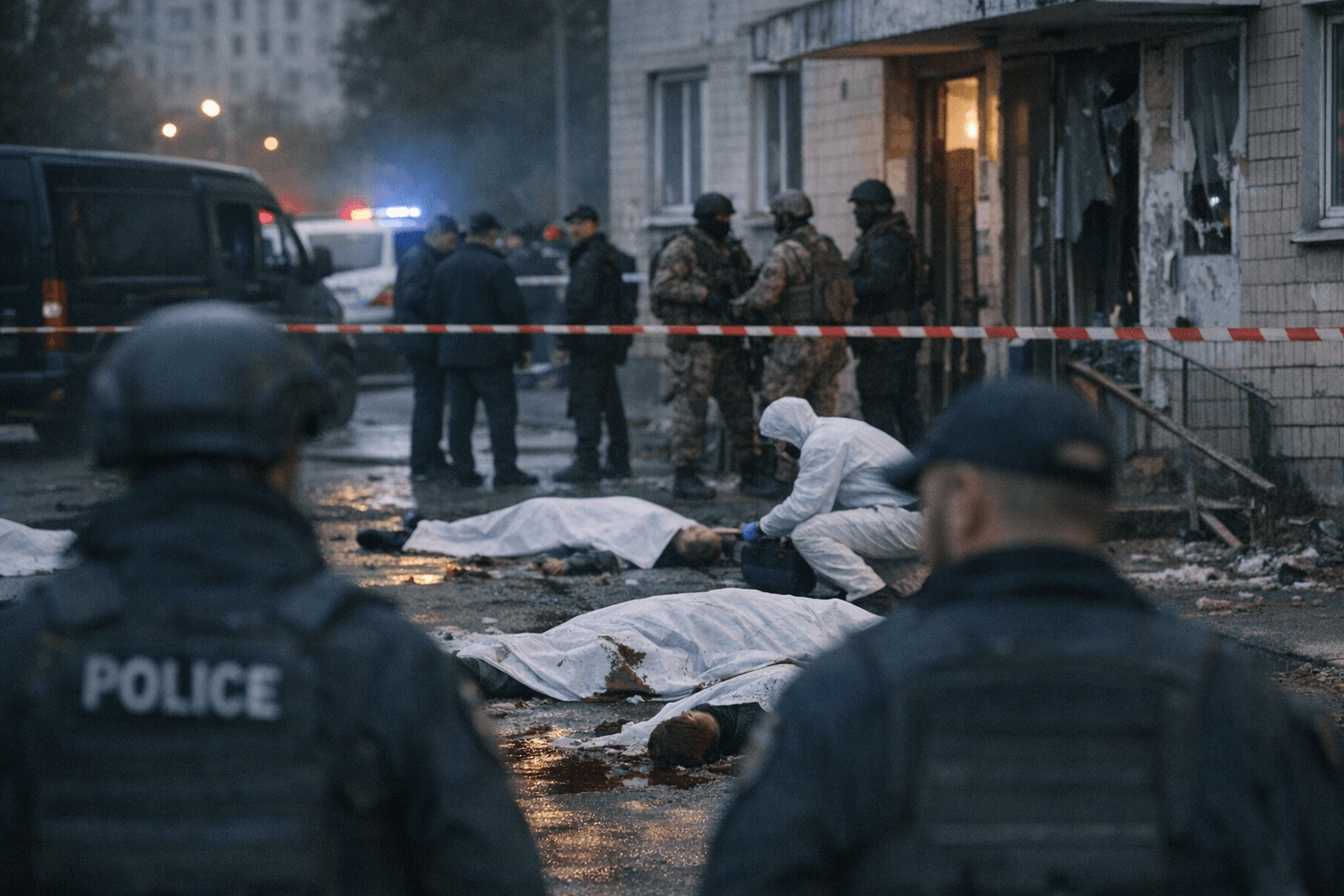 Kyiv gunman kills six, police investigate motive and possible Russia link