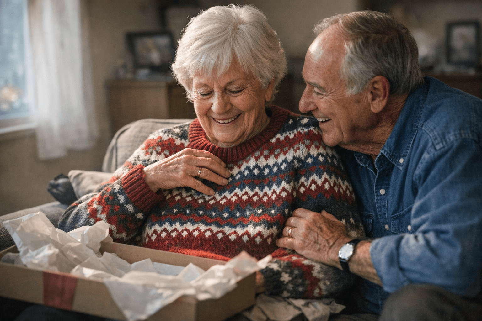Dementia and a birthday gift, a husband finds a moment of joy
