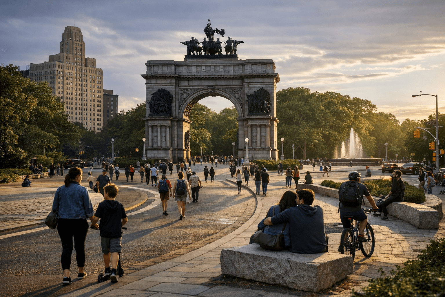 Grand Army Plaza plan would close roadway, create pedestrian link to Prospect Park