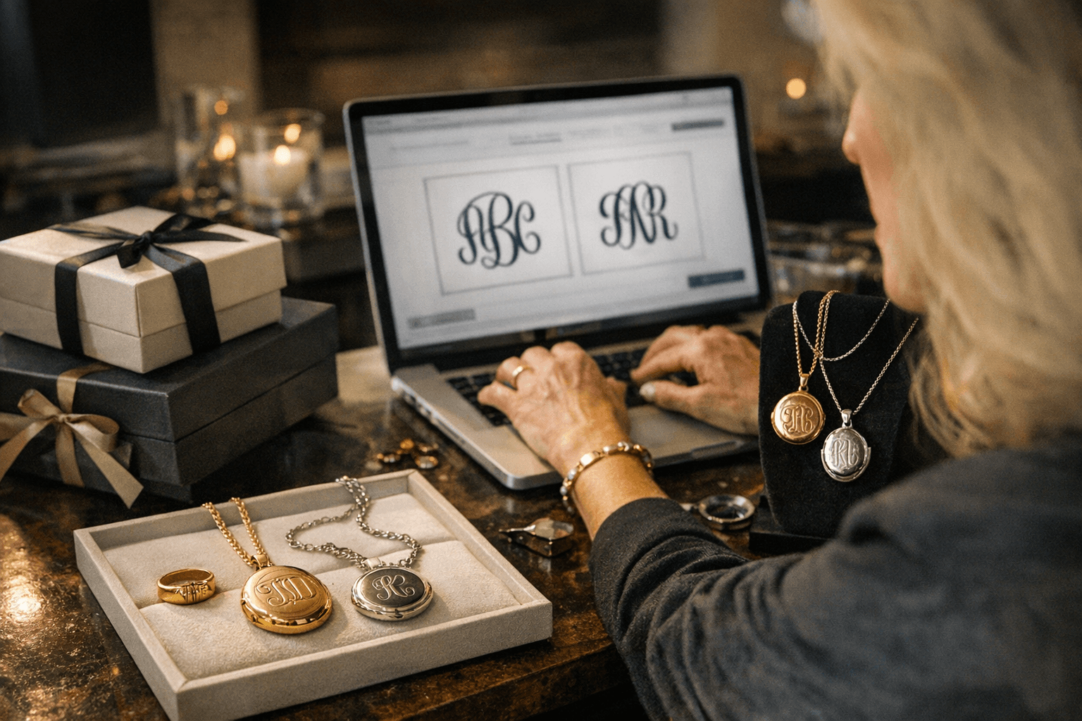 Monica Rich Kosann refreshes monogram jewelry, packaging, and personalization tools