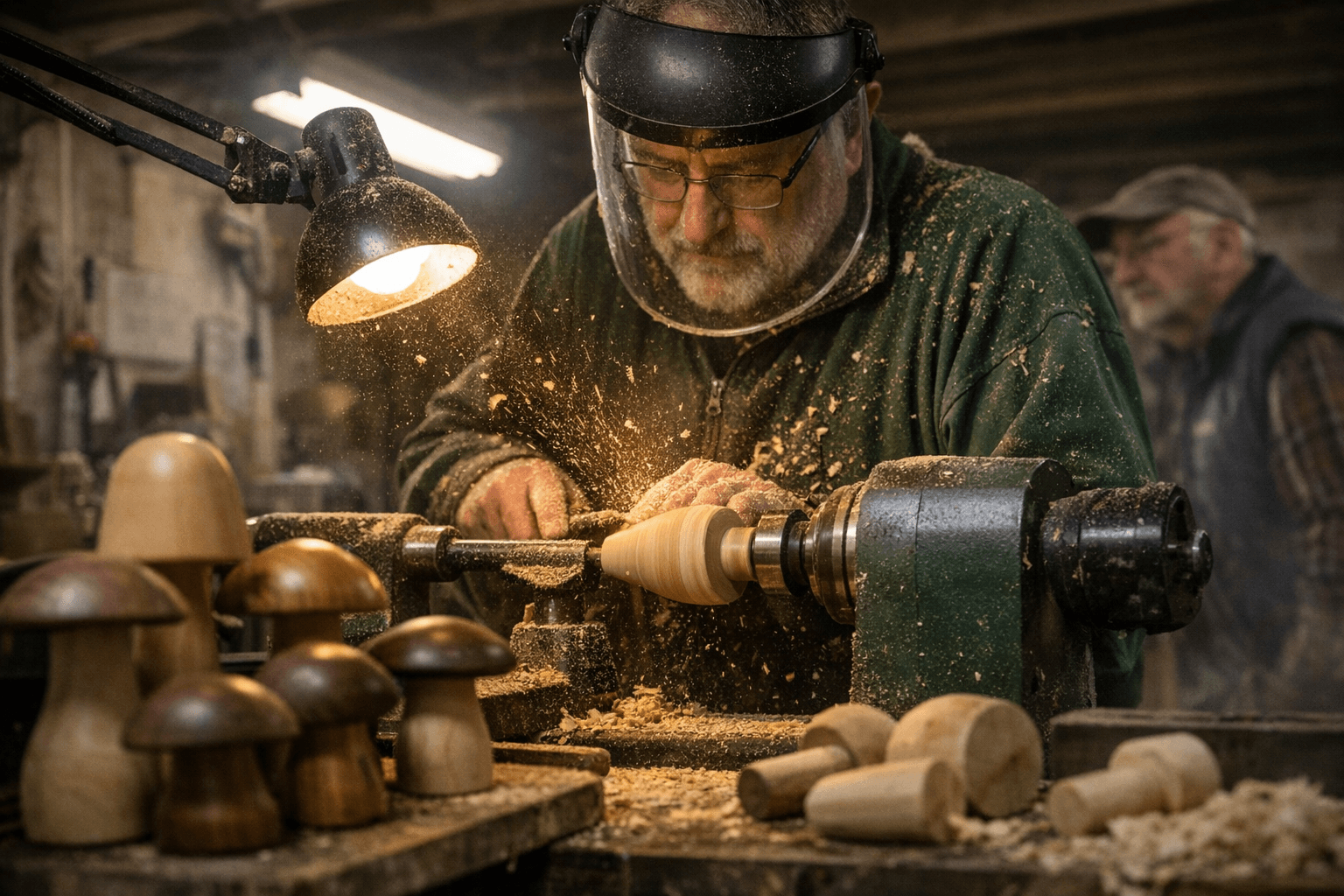 Highland Woodturners plan practical lathe night for mushrooms and open day