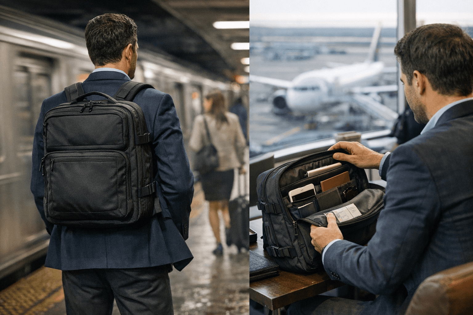 Porter’s Recon Bag blends briefcase form with backpack utility