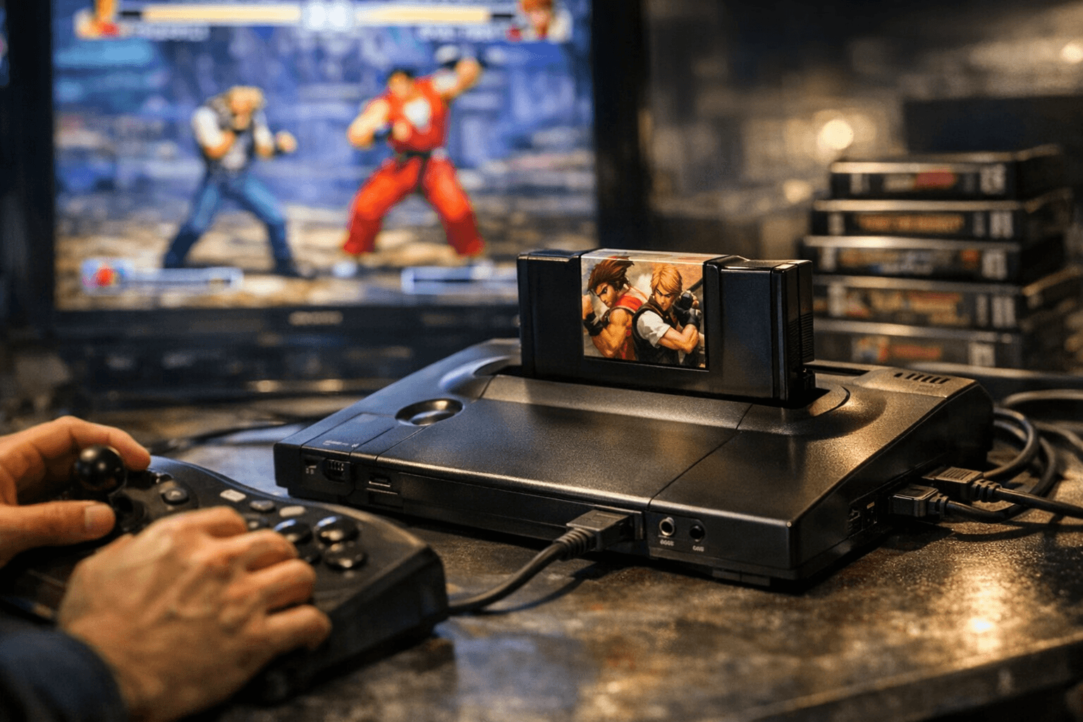 SNK unveils Neo Geo AES+ with original chips, HDMI, and cartridge support