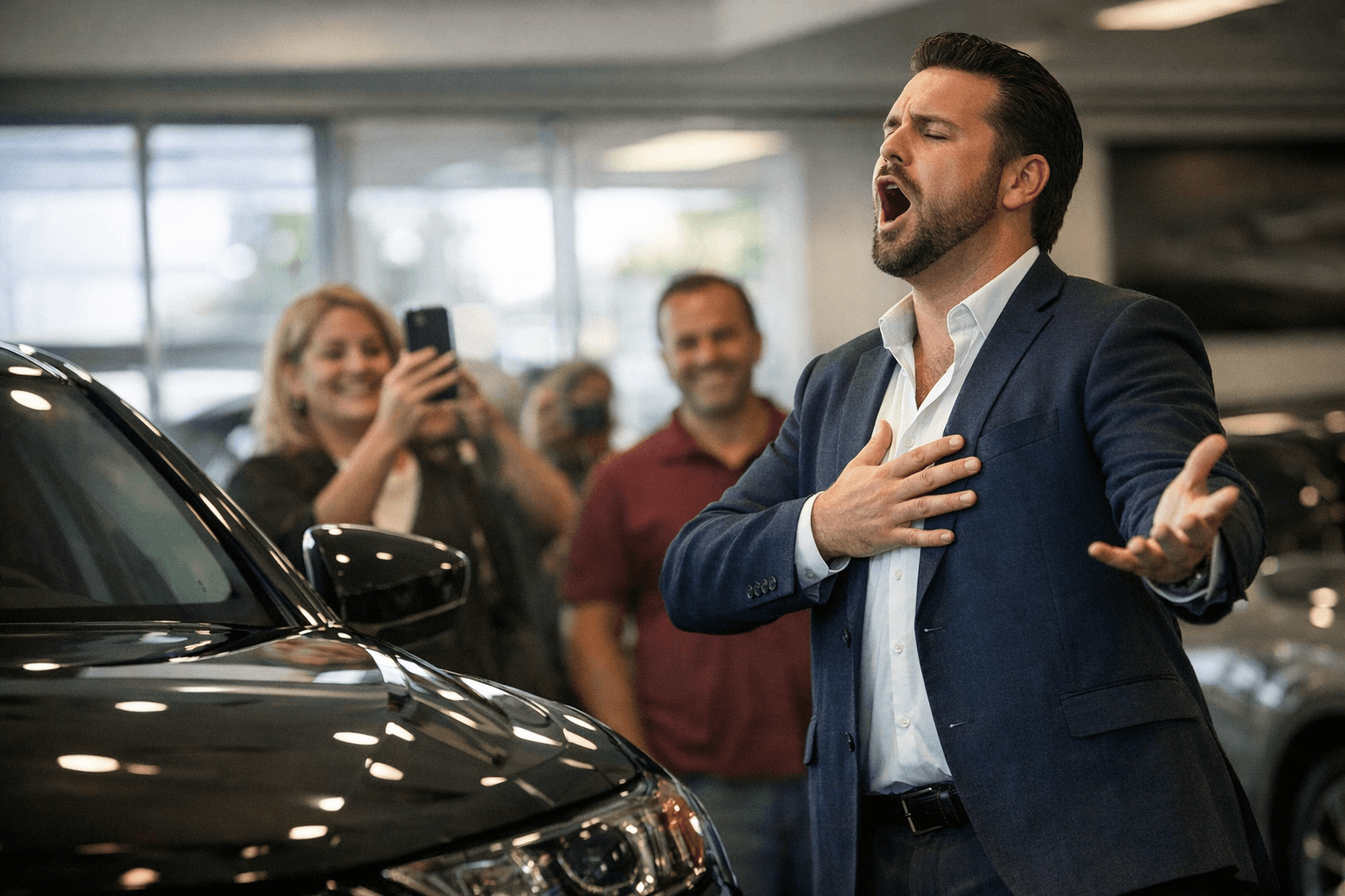 Opera singer's TikTok car pitch hits a sales high note