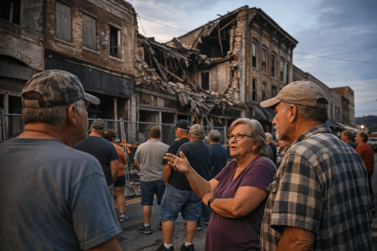 Cannelton residents rally over downtown building decay and safety concerns
